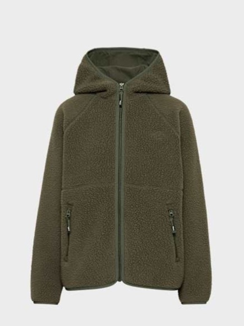 BNWT Tna POLARTEC® THERMAL PRO® ZIP HOODIE in Dark Olive